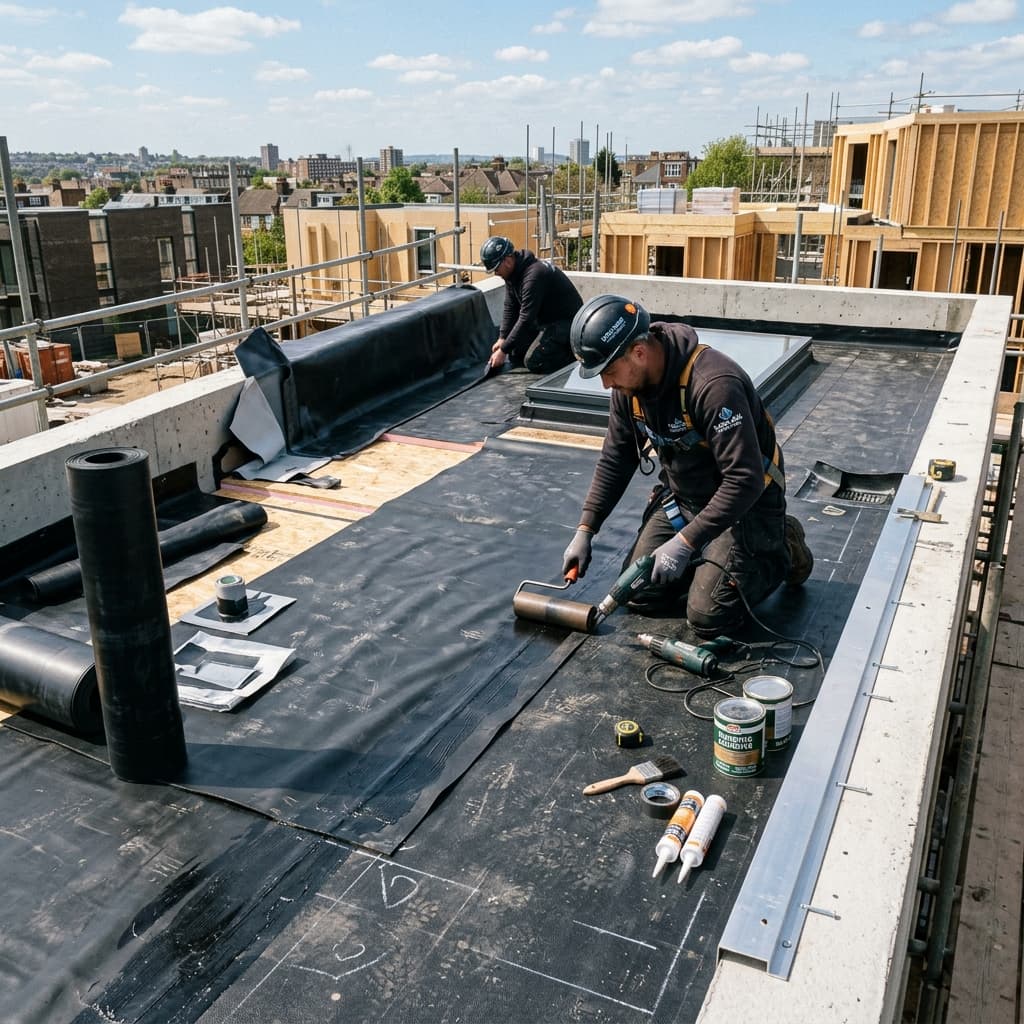 Modern EPDM Flat Roof UK