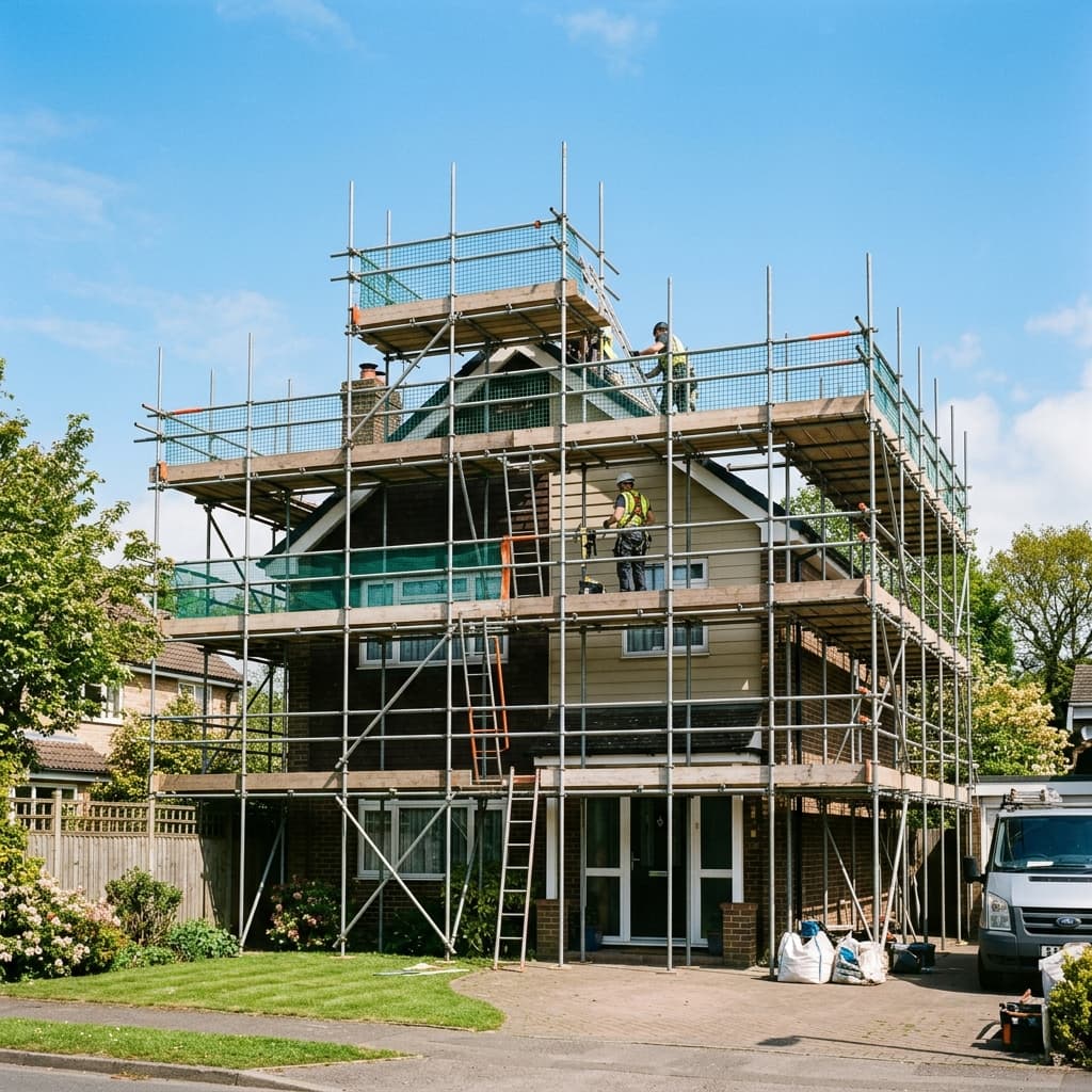 Safe Scaffolding Setup UK