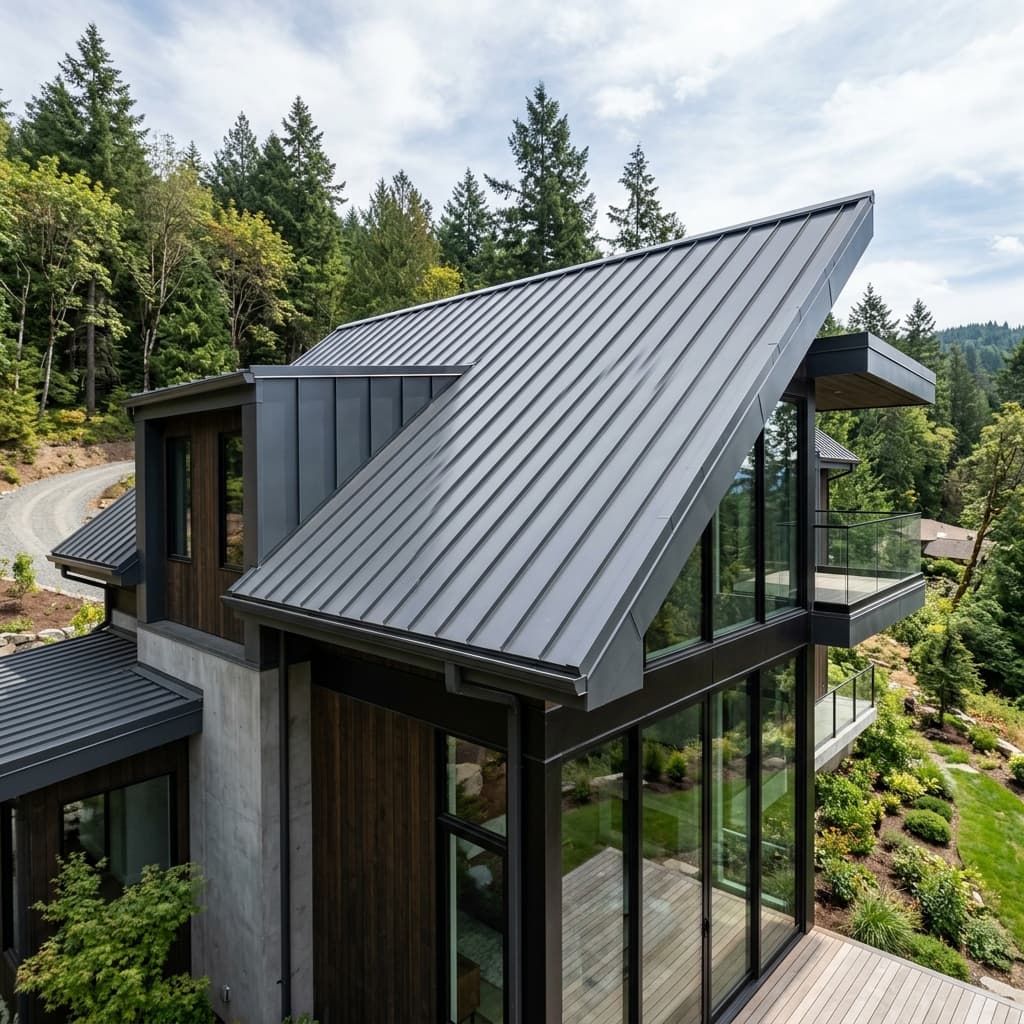 Modern Anthra-Zinc Roof UK
