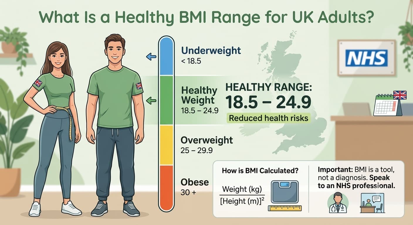 Healthy BMI Range for UK Adults Explained | CalZone